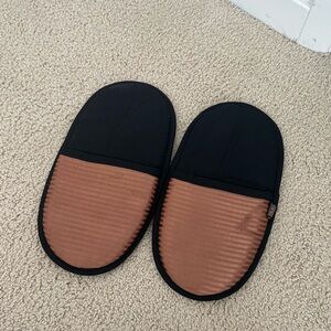 Random large luxury silk slippers